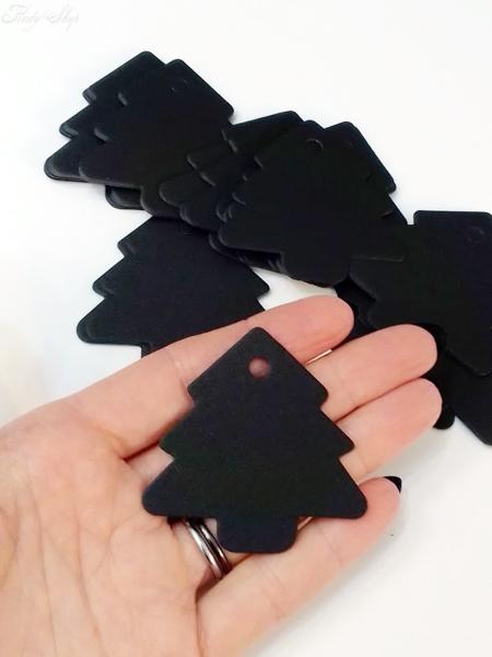 10 Anhängerkarten Tannenbaum